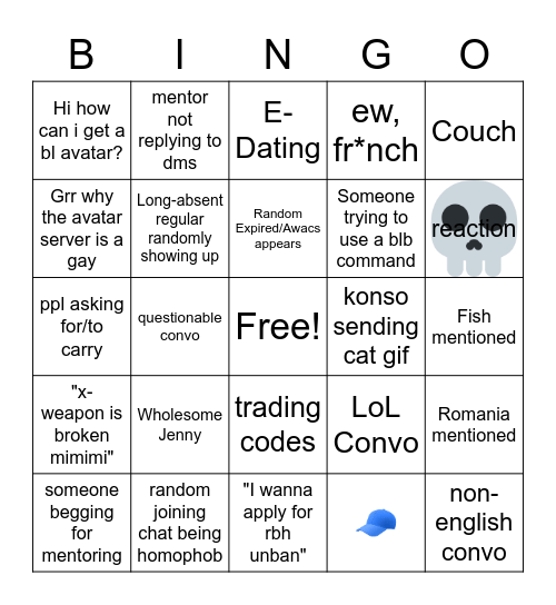 Brawl league Bingo Card