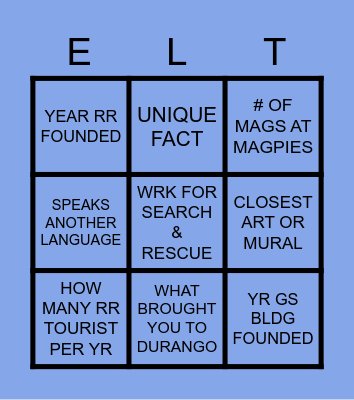 ENGAGEMENT!! Bingo Card