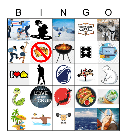 RM Team Bingo!! Bingo Card