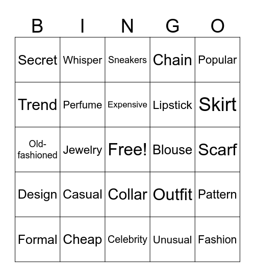 unit 2 m3 vocbulary 2 B-D Bingo Card