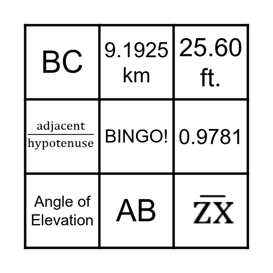 INTEGIRTY Bingo Card