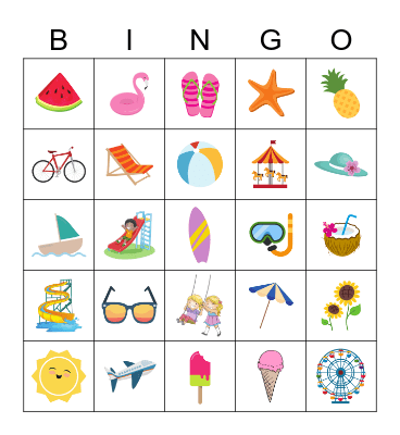 Summer Bingo Card