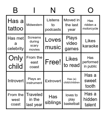 Dig-Team-Teré Bingo Card
