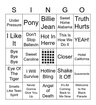 The Second They Come On Bingo Card