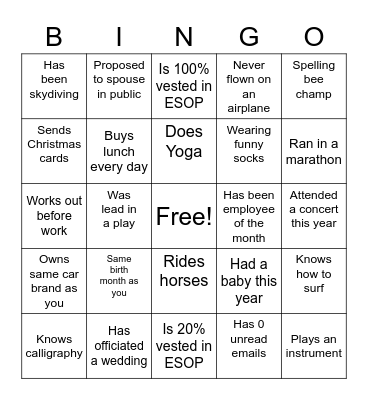 SLEA Therapies Bingo! Bingo Card