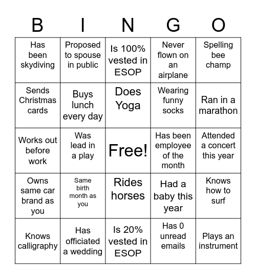 SLEA Therapies Bingo! Bingo Card