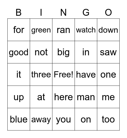 Fox Bingo 2 Bingo Card