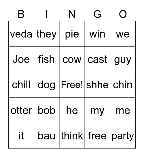 Cattle Club Trivia Bingo Card