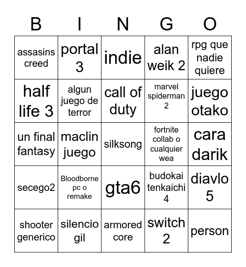 BochiBingo Card