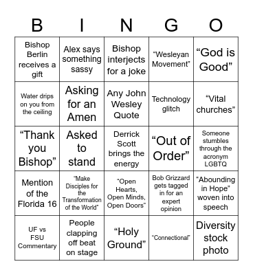 FL AC 23 🌈 Bingo Card