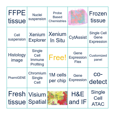 PharmiGENE Bingo Game Bingo Card