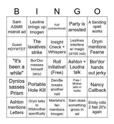 C3E61 Its Only Five Hours What Could Go Wrong Bingo Card