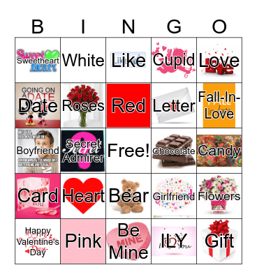 Valentine's Day BINGO Card