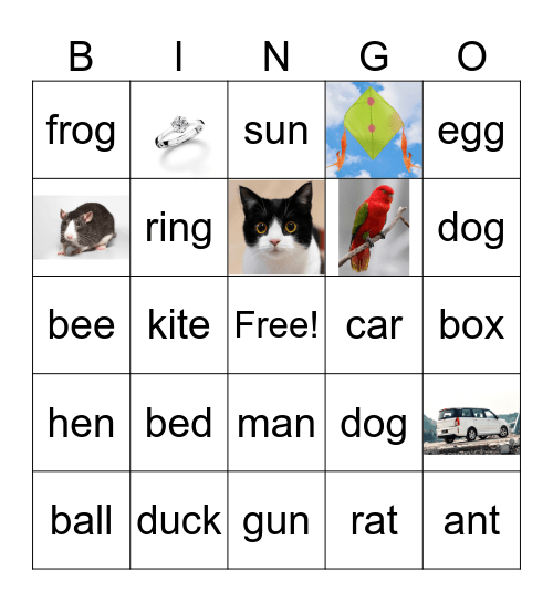 Around of things Bingo Card