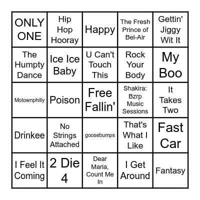 FRIENDS OF CHILDREN VIBE BINGO Card