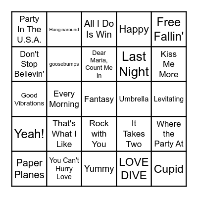 FRIENDS OF CHILDREN VIBE BINGO Card