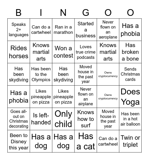 RSE Team Bingo Card