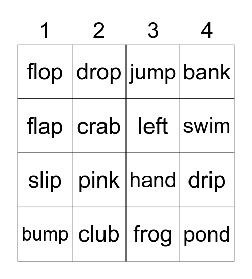 BS3 AC Bingo Card