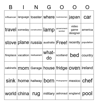 Final Bingo Card