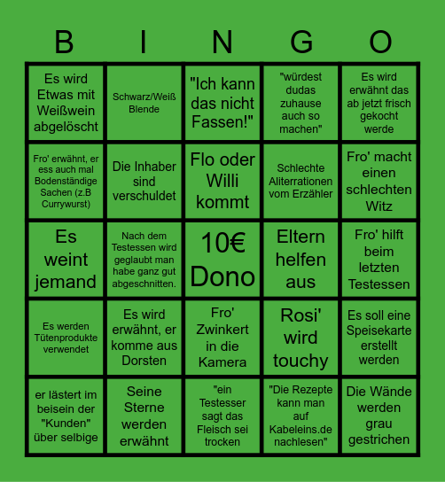 Filows Fro' Bingling Bingo Card