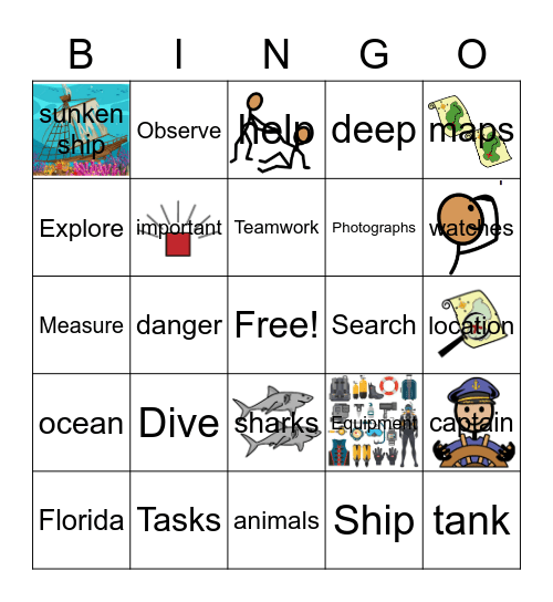 Deep Dive Bingo Card