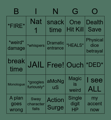 Basic Bingo Boi Bingo Card