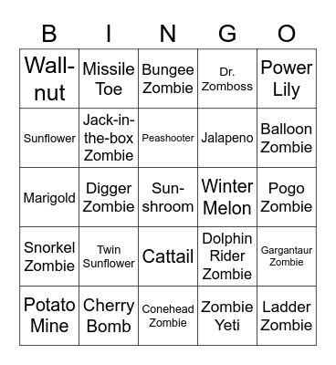 TAJ96NOZE Bingo Card