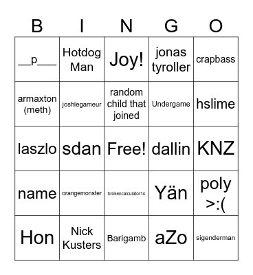 Will You nAIL bingo Card