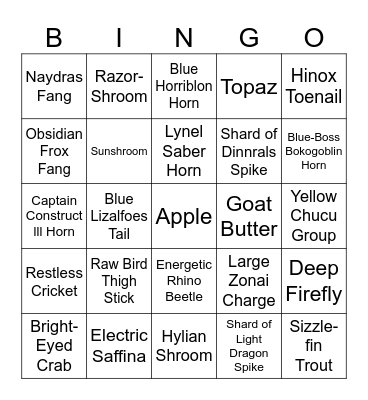 I hate Everything Bingo Card