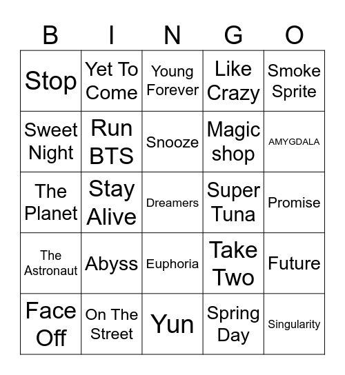 @stephmy7 Bingo Card