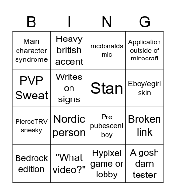 Silver Applications Bingo Card