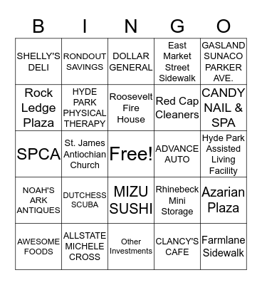 BUSINESS BINGO Card