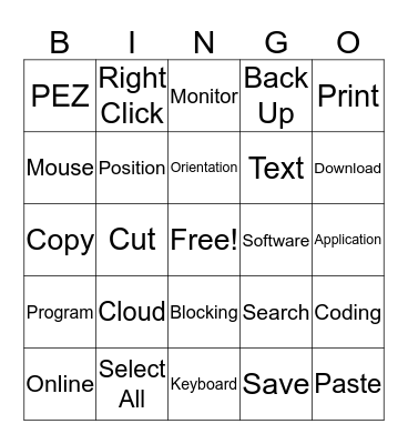 Tech Lab Bingo Card