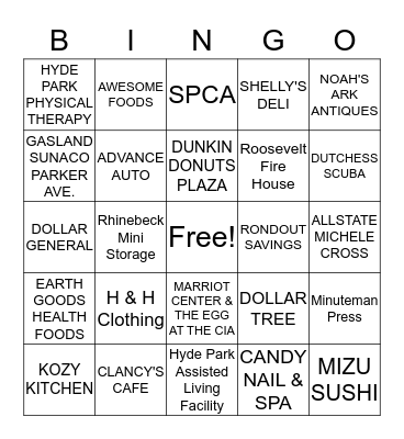 BUSINESS BINGO Card