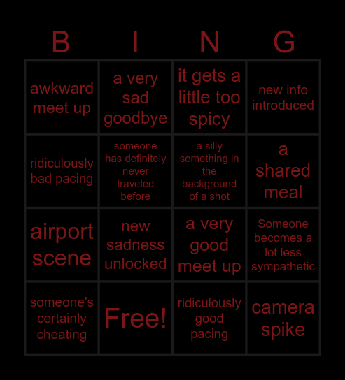 B90 S6E2 Bingo Card