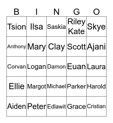 Ms. Duncan's Valentine's Day Bingo Card