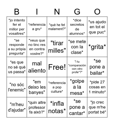 ManuBingo Card