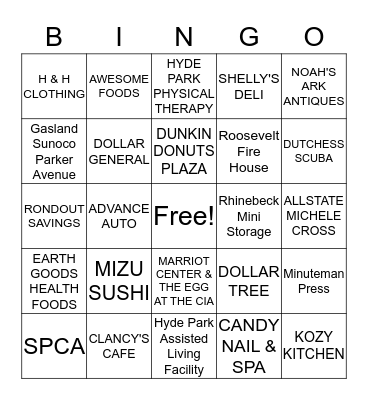 BUSINESS BINGO Card