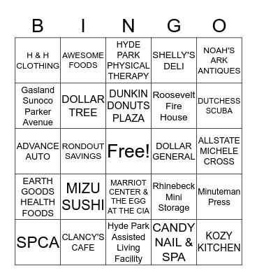 BUSINESS BINGO Card