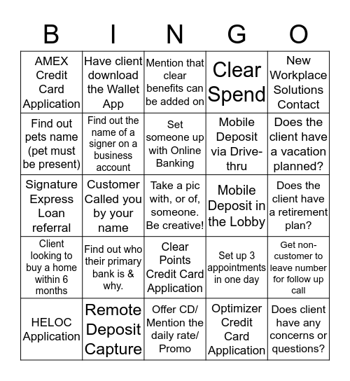 BBVA COMPASS ALL RIGHTS RESERVED Bingo Card