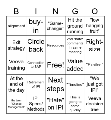 CRB Bingo Week of 12-Jun Bingo Card