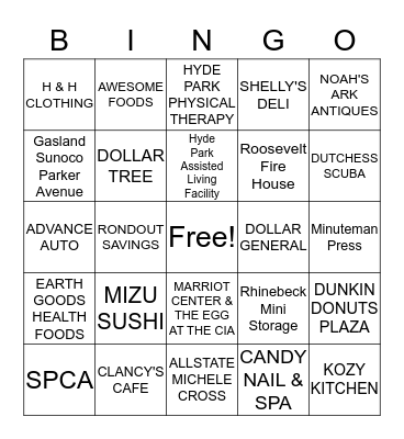 BUSINESS BINGO Card