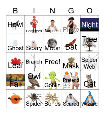 Spooky Bingo Card