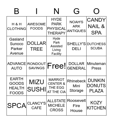 BUSINESS BINGO Card