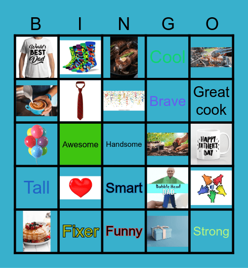 IFP LEET Fathers Day Bingo Card