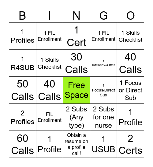 CRUITIN' Bingo Card