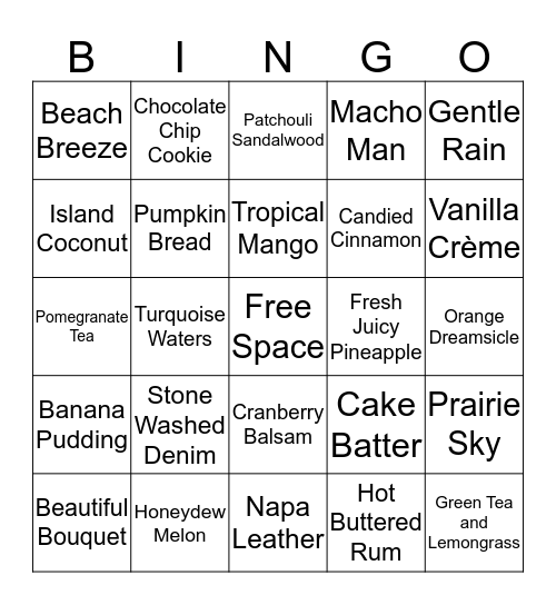 Pink Zebra Bingo Card