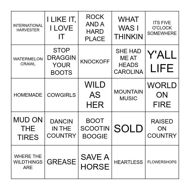 country-hits-bingo-card