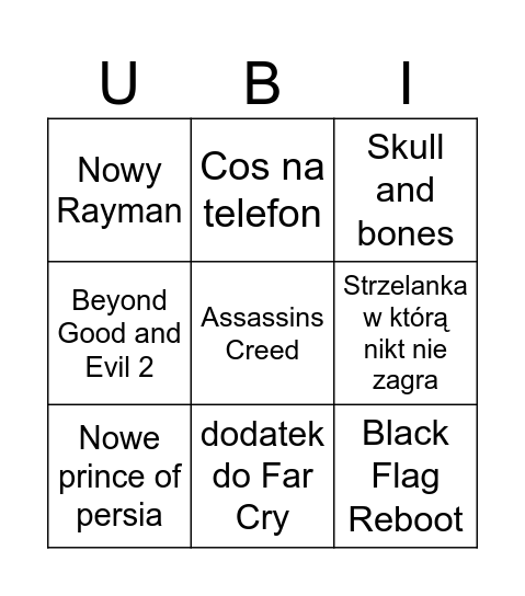 Ubingo Card