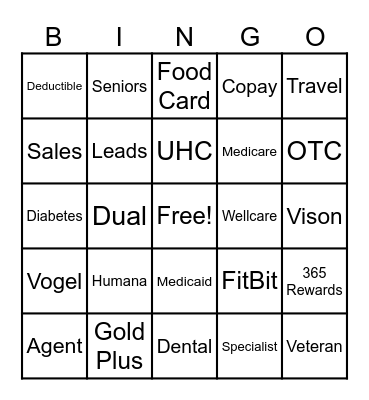 AAIG Lingo Bingo Card